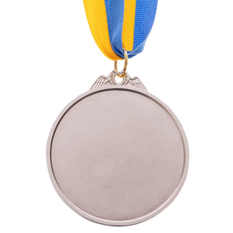 Медаль спортивна зі стрічкою двоколірна тематична Sport Футбол C-7030 ø6,5см золото, срібло, бронза