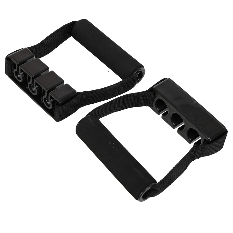 Еспандер трубчастий з ручками Sport Resistance Band 8021-4 навантаження-18кг довжина-75см жовтий