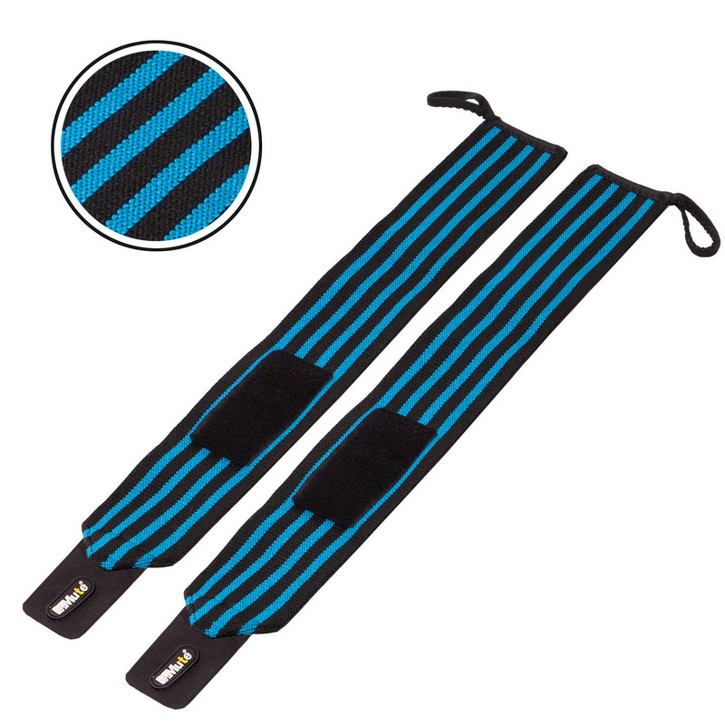 Бинти кистьові для жиму STRENGTH WRIST WRAPS MUTE 9905-1 2штуки