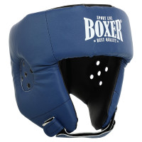 Шолом боксерський відкритий штучна шкіра BOXER 2028-N M-L Синій