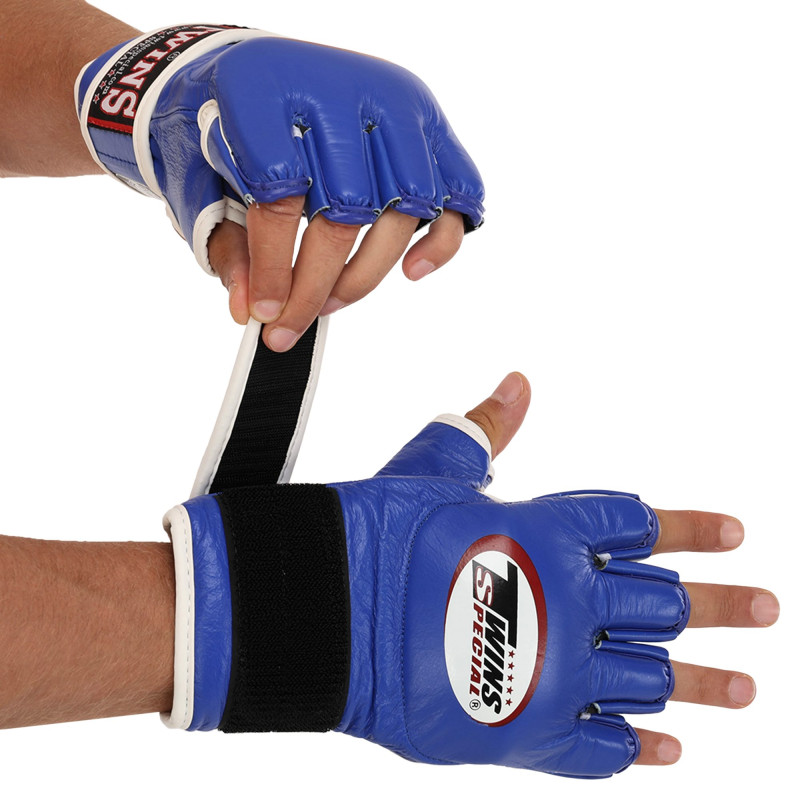 Рукавиці для змішаних єдиноборств MMA TWINS GGL-6 M-XL Червоний