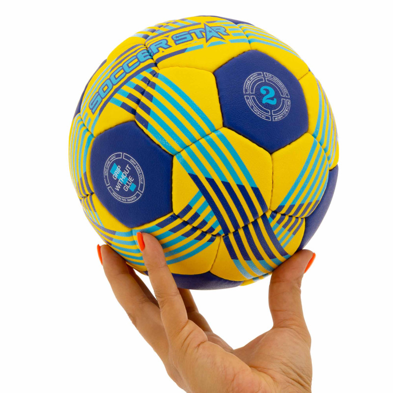 М'яч гандбольний SOCCER STAR HB-5153-2 розмір 2 синій-жовтий