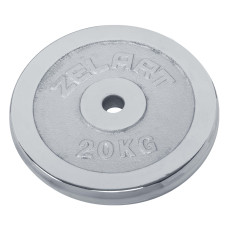 Млинці диски хромовані Zelart TA-7786-20 31мм 20кг хром