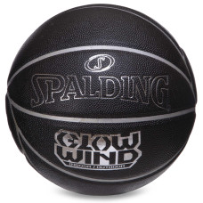 М'яч баскетбольний SPALDING GLOW WIND 76998Y розмір 7 чорний