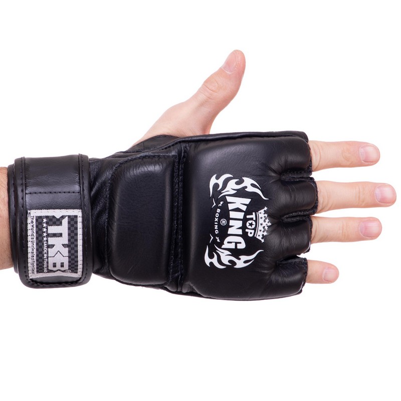 Рукавиці для змішаних єдиноборств MMA TOP KING Super TKGGS S-XL Білий
