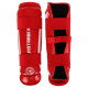 Захист гомілки для карате щитки накладки на ноги FISTRAGE VL-8450 розмір S-XL Синій
