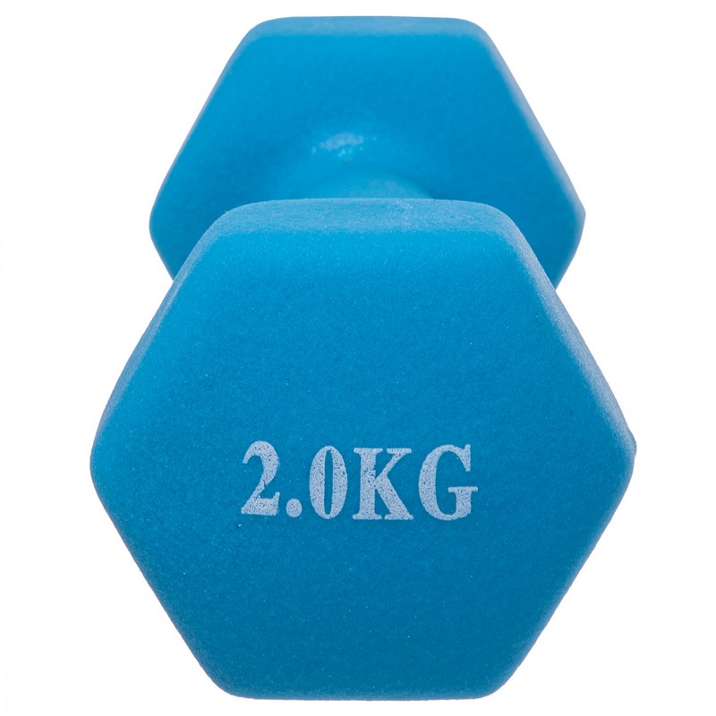 Гантель для фітнесу неопреновий Sport TA-0001-2 1шт 2кг