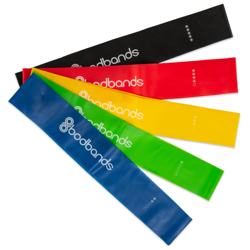 Набір резинок для вправ стрічки опору LOOP BANDS Bodbands FI-6318 5шт