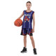 Форма баскетбольна дитяча NBA клуб Raptors 15 BA-9828 S-2XL фіолетово-червоний Фіолетовий