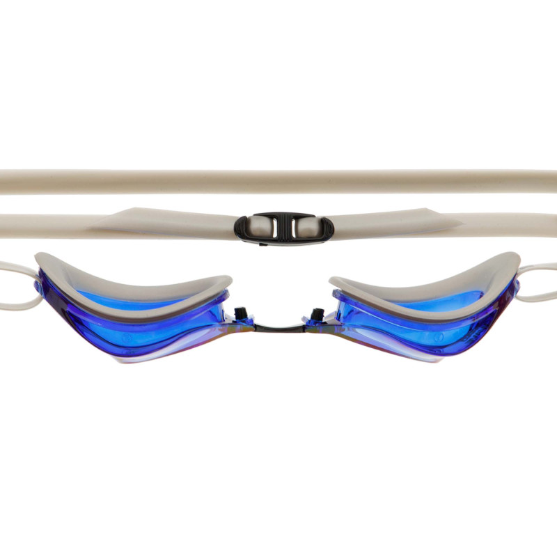 Окуляри для плавання стартові райдужні лінзи MadWave TURBO RACER II RAINBOW M045806