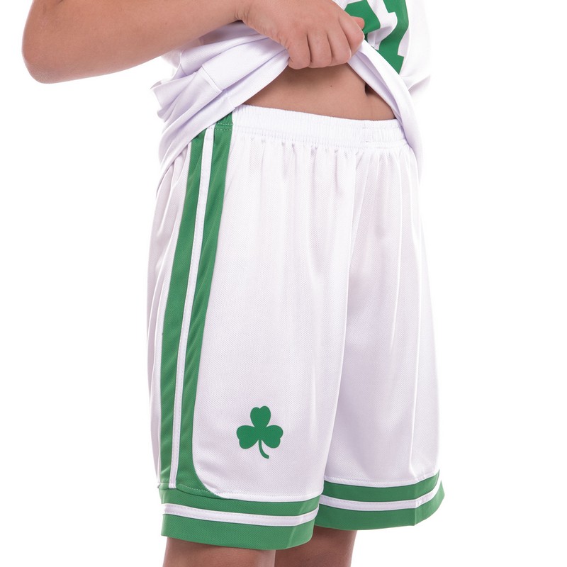Форма баскетбольна дитяча NBA клуб Boston Celtics 11 BA-0967 S-2XL Білий-зелений