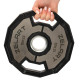 Млинці диски гумові 2 Handle металева втулка Zelart TA-4792-5 51мм 5кг чорний