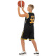Форма баскетбольна дитяча NBA клуб Golden state warriors 30 BA-9963 S-2XL чорний-жовтий