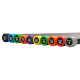 Бодібар Body Bar Zelart FI-4776-1 вага 1кг чорний-сірий