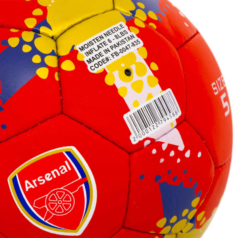 М'яч футбольний BALLONSTAR ARSENAL FB-0047-835 №5 PU червоний