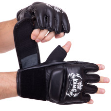 Рукавиці для змішаних єдиноборств MMA TOP KING Ultimate TKGGU S-XL Чорний