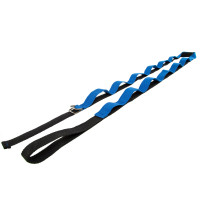 Стрічка стропа з петлями для розтяжки Stretch Strap з дверним якорем Record FI-6907 14 петель чорний-синій