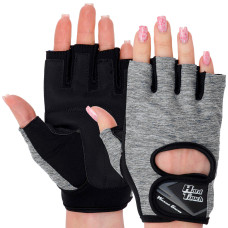 Рукавиці для фітнесу та тренувань HARD TOUCH FG-003 XS-XL Сірий