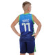 Форма баскетбольна дитяча NBA клуб Mavs 77 BA-9826 S-2XL синій-жовтий