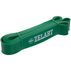 Гума петля для підтягувань та тренувань стрічка силова Zelart POWER BANDS FI-3917-G зелений