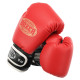 Рукавиці боксерські на липучці штучна шкіра BOXER Эліт 2022 10-16 унцій Чорний