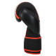 Рукавиці боксерські на липучці PU HARD TOUCH BO-4250 10-14 унцій Чорний-помаранчевий