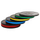 Бамперні диски гумові Bumper Plates Zelart TA-4790-5 51мм 5кг чорний-сірий
