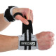 Бинти кистьові для жиму STRENGTH WRIST WEIGHTLIFTING WRAPS EZOUS C-03 2штуки чорний-сірий