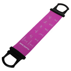 Стрічка-еспандер еластична для фітнесу та йоги з ручками Sport Pilates Band 8038