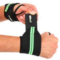 Бинти кистьові для жиму STRENGTH WRIST WRAPS MUTE 9097 2штуки