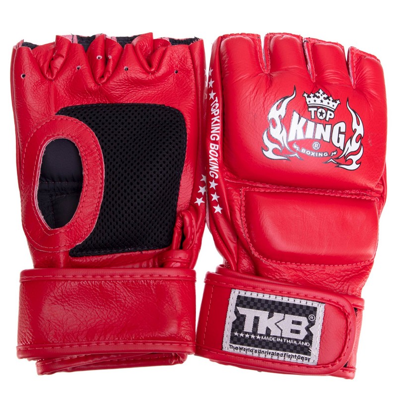 Рукавиці для змішаних єдиноборств MMA TOP KING Super TKGGS S-XL Білий