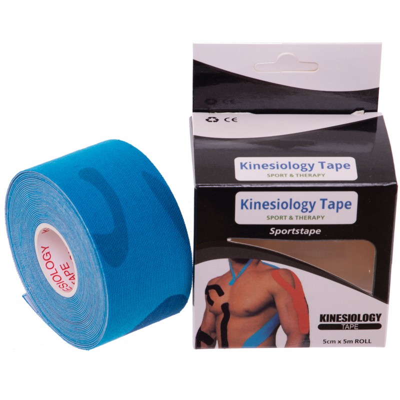 Кінезіо тейп для обличчя та тіла Kinesio tape Sport BC-0474-3_8 розмір 3,8смх5м