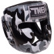 Шолом боксерський з повним захистом шкіряний TOP KING Empower Camouflage TKHGEM-03 S-XL Камуфляж сірий
