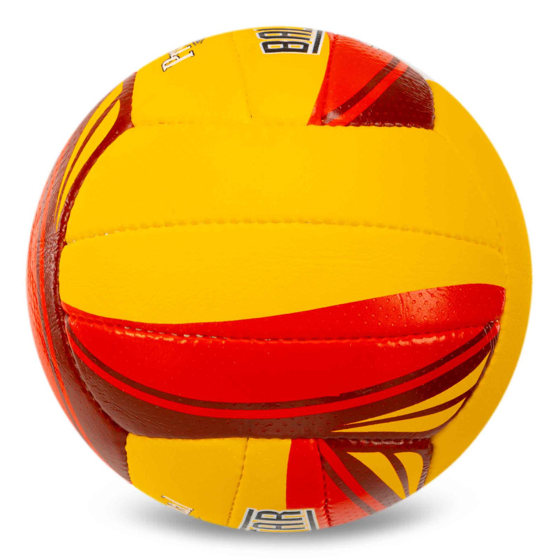 М'яч волейбольний BALLONSTAR LG2079 №5 PU жовтий-червоний-бордовий