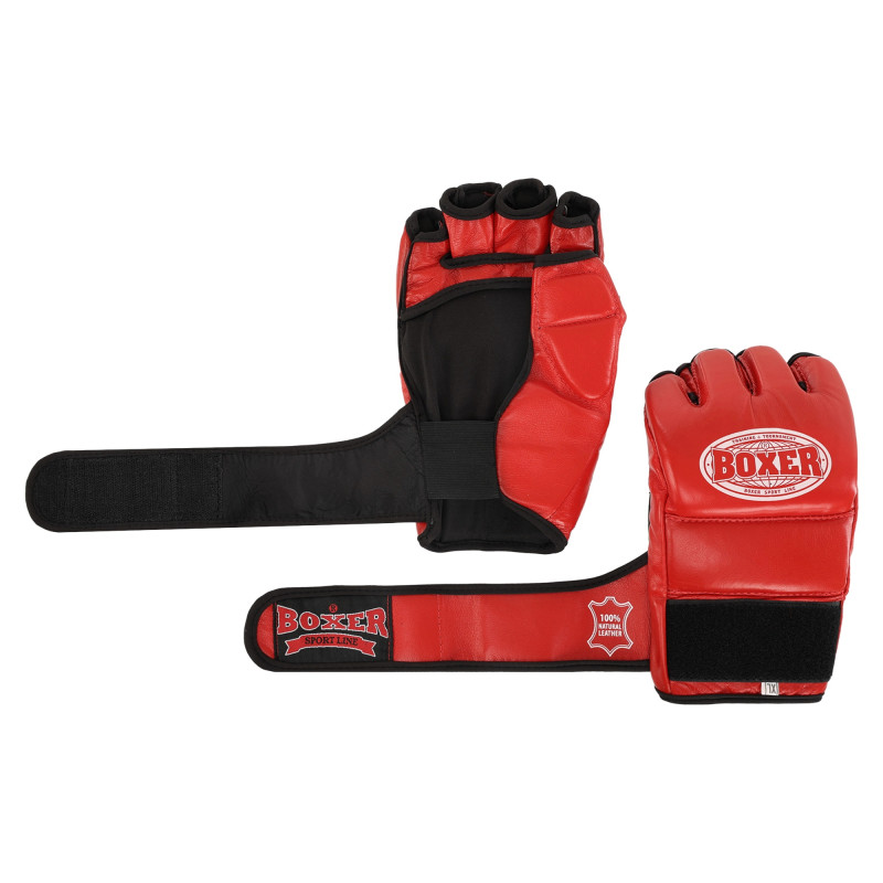 Рукавиці для змішаних єдиноборств MMA BOXER 5020 M-XL Чорний