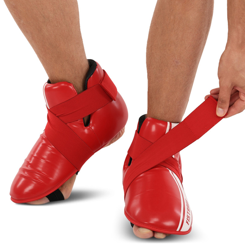 Фути захист стопи для кікбоксингу та тхеквондо FISTRAGE VL-8453 S-XL Чорний