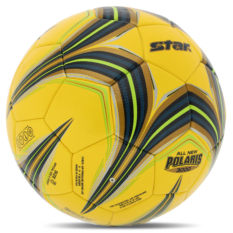 М'яч футбольний STAR ALL NEW POLARIS 3000 FIFA SB145FTB №5 PU