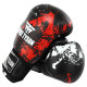 Рукавиці боксерські на липучці PVC MIKE TYSON VL-8448 10-14 унцій Чорний