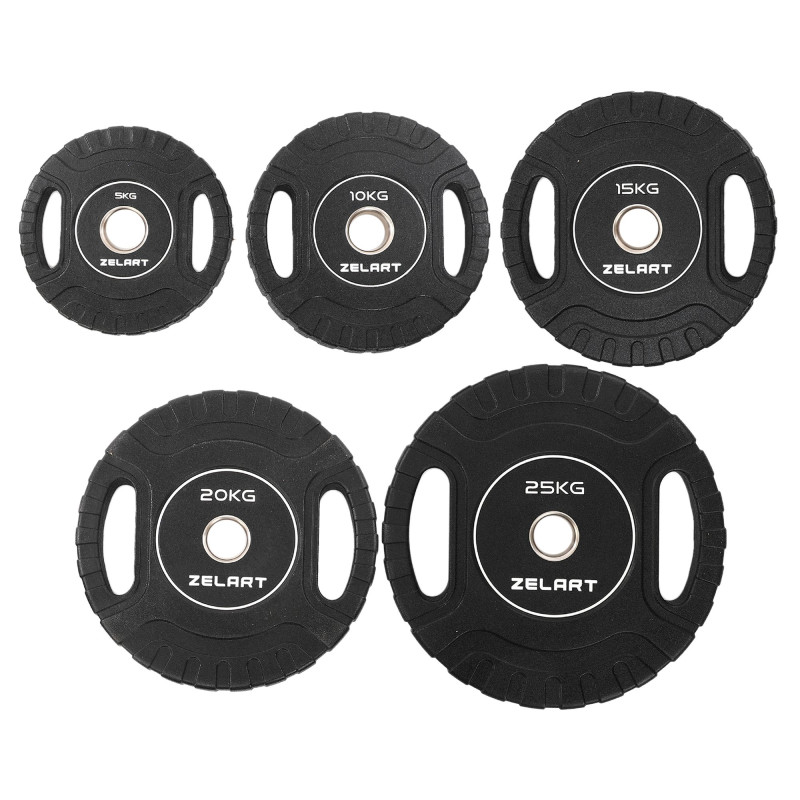 Блини диски CPU покриття 2 Handle металева втулка Zelart TA-3438-25 ø51мм 25кг чорний