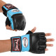 Рукавиці для змішаних єдиноборств MMA TWINS GGL-4 M-XL Чорний-синій