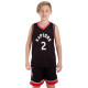 Форма баскетбольна дитяча NBA клуб Toronto Raptors 2 BA-0969 M-2XL чорний-червоний