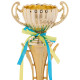 Кубок спортивний нагородний Sport Best C-8895A висота 34см золотий