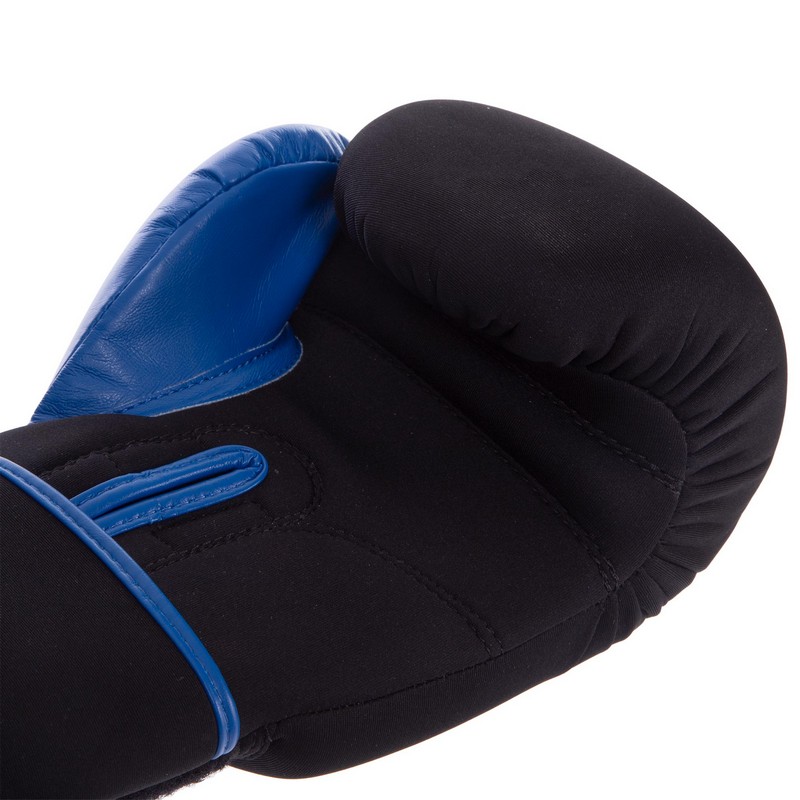 Рукавиці боксерські на липучці неопренові UFC PRO Washable UHK-75015 S-M синій