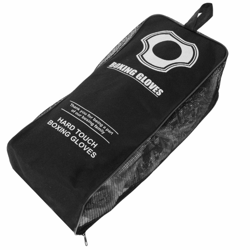 Рукавиці боксерські на липучці PU HARD TOUCH BO-4436 10-14 унцій Червоний