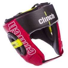 Шолом боксерський відкритий PU CLINCH C142 S-XL Червоний