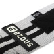 Бинти кистьові для жиму STRENGTH WRIST WEIGHTLIFTING WRAPS EZOUS C-03 2штуки чорний-сірий