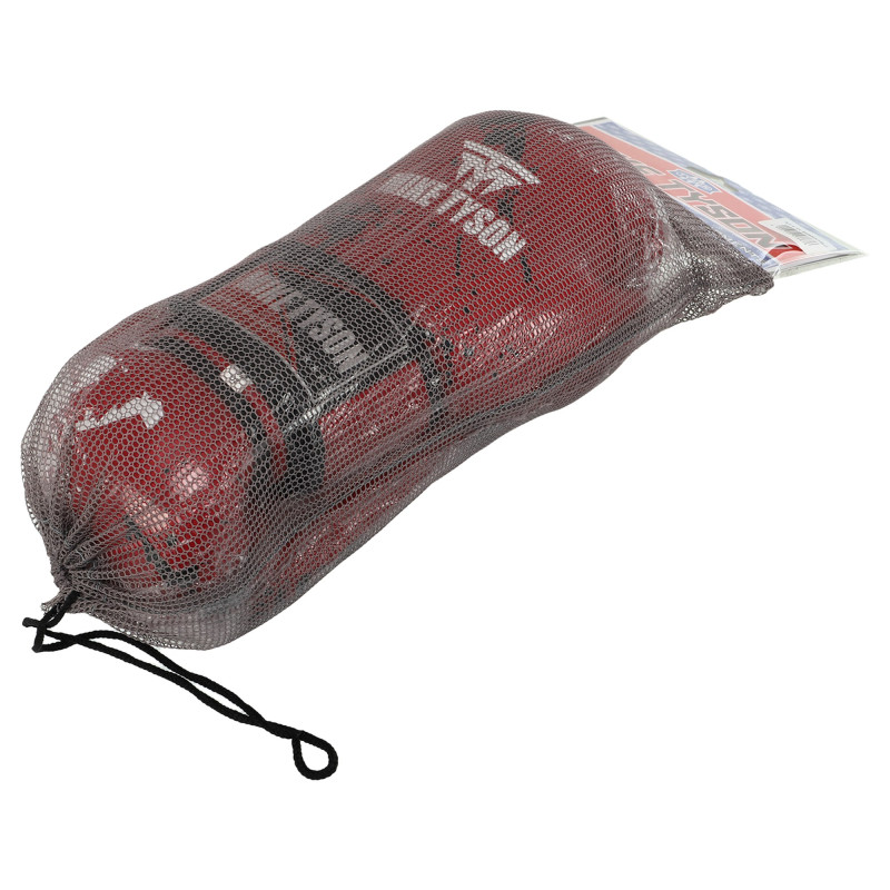 Рукавиці боксерські на липучці PVC MIKE TYSON VL-8448 10-14 унцій Чорний