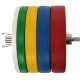 Бамперні диски гумові Bumper Plates LiveUp LP8332-15 ø50.5мм 15кг жовтий