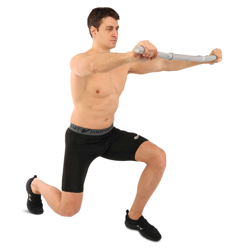 Канат бездротовий силовий тренажер 2в1 Cordless training battle rope Sport FI-5873 сірий