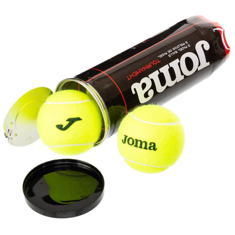 М'ячі для падел тенісу Joma PADEL TOURNAMENT 3шт салатовий